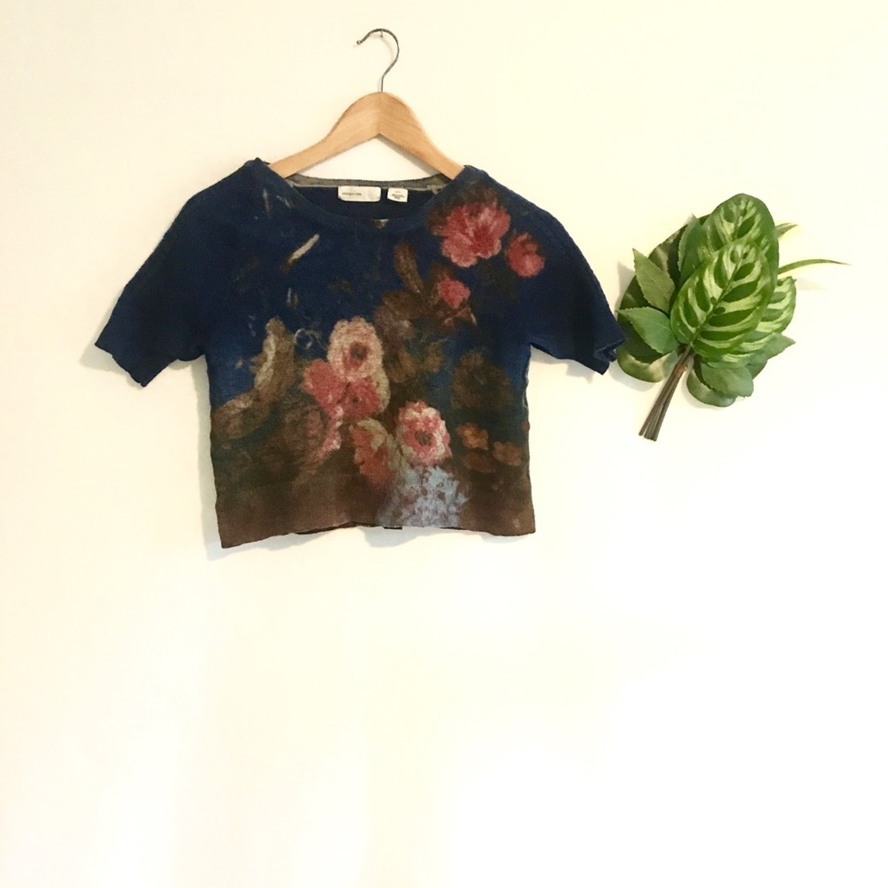 Anthropologie crop sweater